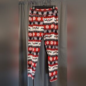 Women's Christmas Leggings Sz. XL